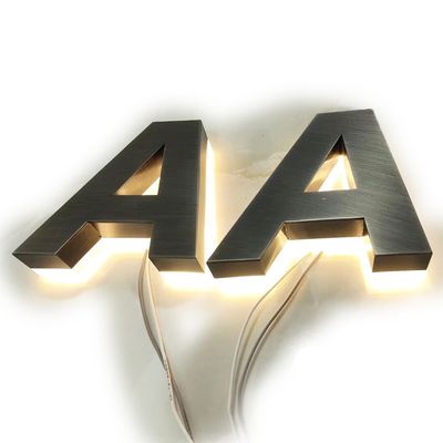 Lâmpadas de aço inoxidável de LED acrílico