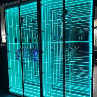 Caixa de exibição de moda de alta luminosidade de fonte de luz LED para ambientes internos e externos