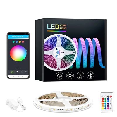 80 Ra 110 lm/w Smart Music LED Strip Light com Magic Color Changing e Bluetooth