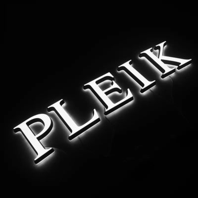 Empresa Eletrônica Logotipos 3d Letras Sinais de aço inoxidável Backlit Sinais com design livre