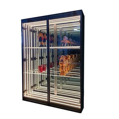 Infinity Abyss Mirror Display Case Cores personalizáveis e opções de espessura personalizadas