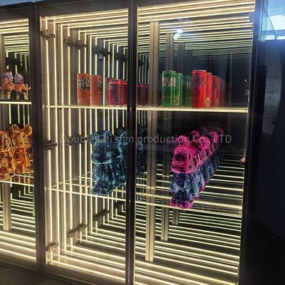 Infinity Abyss Mirror Display Case Cores personalizáveis e opções de espessura personalizadas