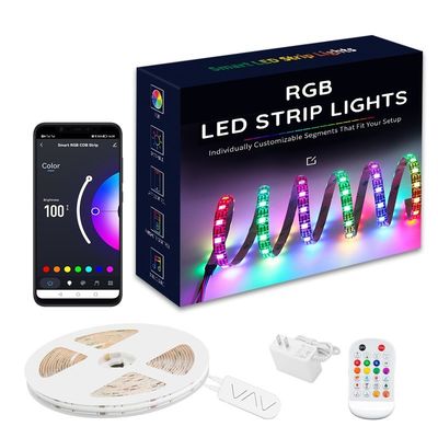 5m 10m 12v 24v Rgbw Smart Home Led Light Strip Duração de vida 50000 horas 2024 Hot Seller