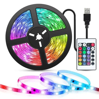 Lâmpadas de faixa de LED endereçáveis inteligentes com design 5M/10M comprimento peso do produto 0,3kg
