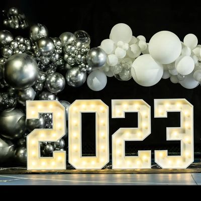 Sinalização de hotéis ao ar livre LED personalizada letras acrílicas iluminadas para cores personalizadas