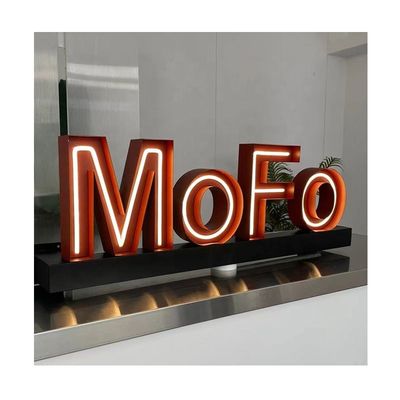 3D Metal Letter Backlit Iluminado Sign Led Light Letters Não há quantidade mínima de encomenda
