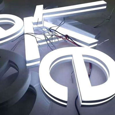 3D Metal Letter Backlit Iluminado Sign Led Light Letters Não há quantidade mínima de encomenda