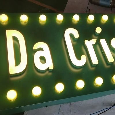 3D Metal Letter Backlit Iluminado Sign Led Light Letters Não há quantidade mínima de encomenda