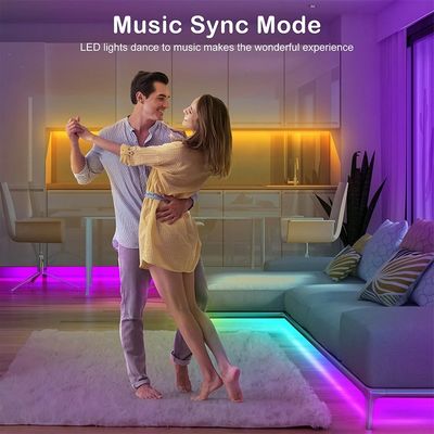 Decoração de interiores 5m 10m RGB LED Strip Lights com controle IR e SMD 5050 à prova d'água