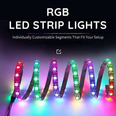 Decoração de interiores 5m 10m RGB LED Strip Lights com controle IR e SMD 5050 à prova d'água