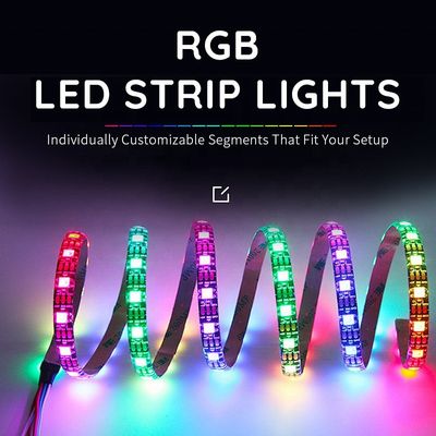 Impermeável 5m 5050 Máquina flexível Usb Magic Color TV Ultra Thin Smart Led Strip Light