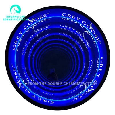 Fonte de alimentação de enchufe Espelho de neon moderno para ambientes elevados e atualização da sala de LED