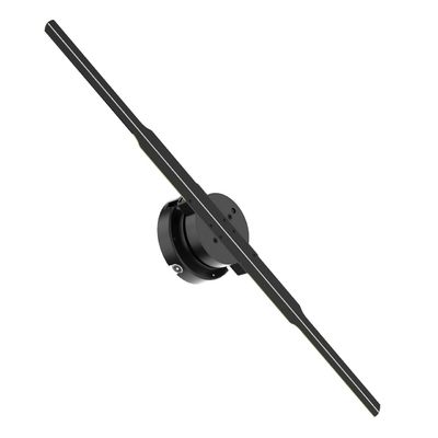 Ventilador de projeto de hologramas 3D de 180cm com 4 lâminas 1.692MM Pixel Pitch Wifi App Control