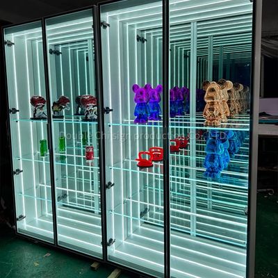 Superbamente concebido Infinito Abismo luminoso Espelho Display Cabinet com tamanho personalizado