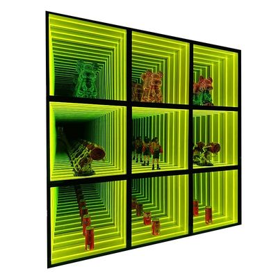 Espelho de Abismo Personalizado Infinito Espelho Mágico Gabinete de Display para Decoração de Lojas Comerciais