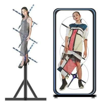 APP Vindo 3D Holograma Ventilador para Parede 176° ângulo de visão Interativo Holograma telefone