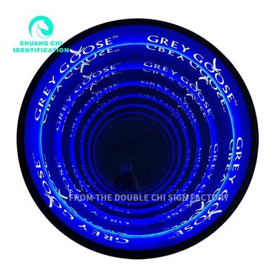 Espelho de neon acrílico de interiores - Uma combinação perfeita de arte e precisão