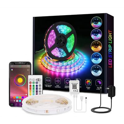 12V LED Light Strip com 30/60/90/120/144 RGB WS2815 LEDs Flexível e endereçável
