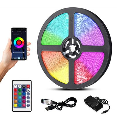 12V LED Light Strip com 30/60/90/120/144 RGB WS2815 LEDs Flexível e endereçável