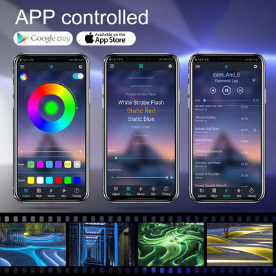 Facebook Instagram controlado Smart Led Strip Light para decoração exterior interior