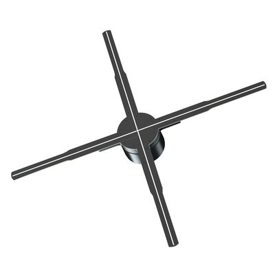Display holográfico HD de 75cm de controle de nuvem 2023 Maior ventilador de holograma de publicidade LED interior