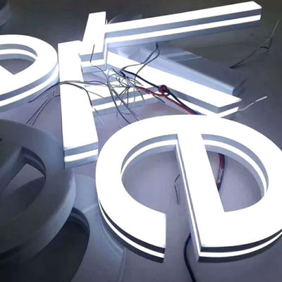 Caracteres luminosos Luzes de letras LED para exibição de publicidade interna e externa