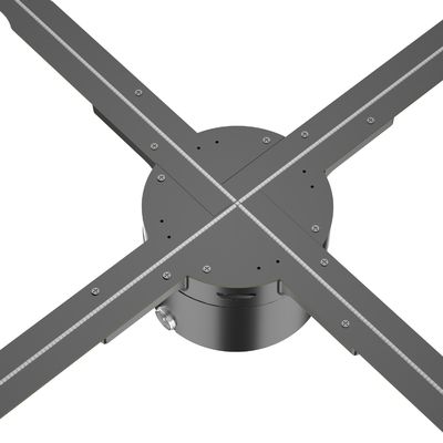 Display holográfico HD de 75cm de controle de nuvem 2023 Maior ventilador de holograma de publicidade LED interior