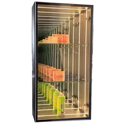 Caso de Display de Luz LED de Alto Brilho personalizado para Magic Mirror Glass Cake Hat Watch
