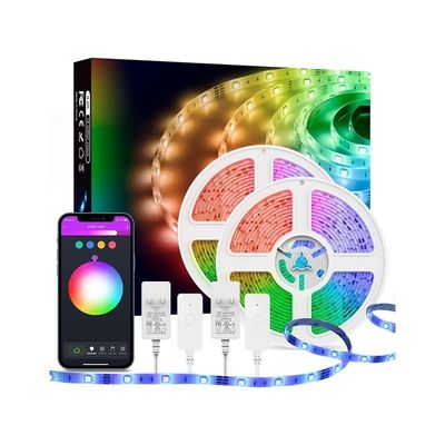 Iluminação e Circuito Design Luzes de Natal Casa Luzes LED Strip Bluetooth Tiktok