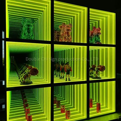 Experimente a Magia do Gabinete de Espelhos do Abismo Casas de exibição e espessura personalizada
