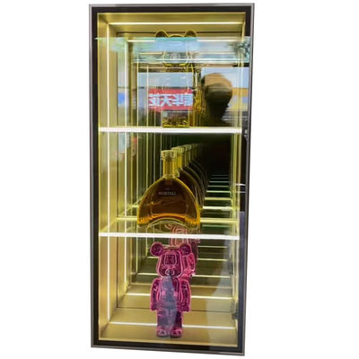 DC12V/AC110-220V Infinity Mirror Display Case para Donut Cake Cookie Dry Bakery Design
