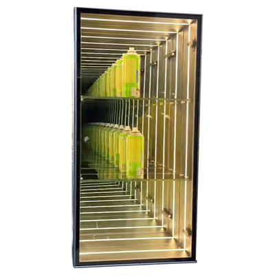 DC12V/AC110-220V Infinity Mirror Display Case para Donut Cake Cookie Dry Bakery Design