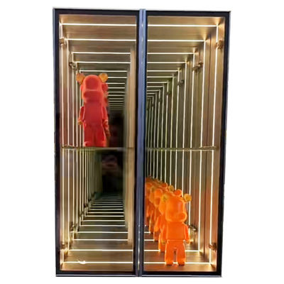 DC12V/AC110-220V Infinity Mirror Display Case para Donut Cake Cookie Dry Bakery Design