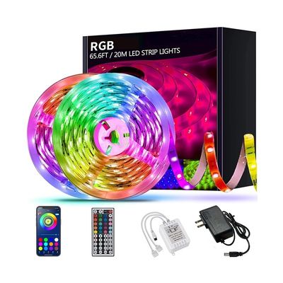 5mm 8mm 10mm 12mm Largura do PCB Smart Wifi RGB LED Strip Lights 50000 Horas de Vida útil