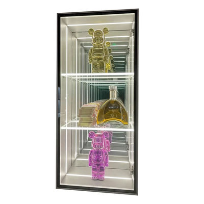 Modelo Lego Mini Figure Infinity LED Sign Display Case com tensão DC12V/AC110-220V
