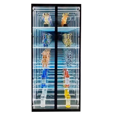 Modelo Lego Mini Figure Infinity LED Sign Display Case com tensão DC12V/AC110-220V