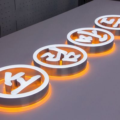 50000 horas de vida útil LED letra sinal de luz para caracteres luminosos exibindo