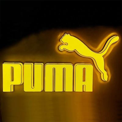 Fonte de alimentação em corrente contínua Espelhos de neon LED iluminados para publicidade digital de outdoor
