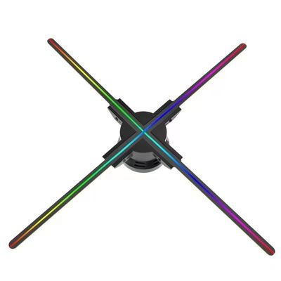 50cm 65cm 70cm 100cm LED Ventilador 3D Holográfico Publicidade Ventilador Holograma Projector Display