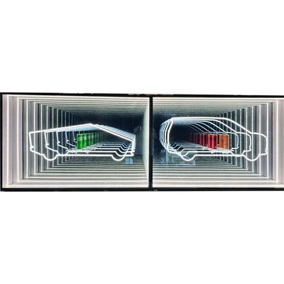 Caixa de visualização de espelho de abismo infinito de alta luminosidade LED para decorações de produtos 2024