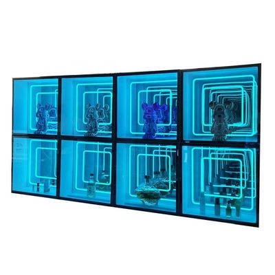 Exclusivo customizable Infinity Mirror Display Case para Lego Minifigures Coleção