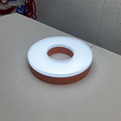 Venda Brilhante caracteres luminosos de plástico LED sinal carta canal com tamanho personalizado