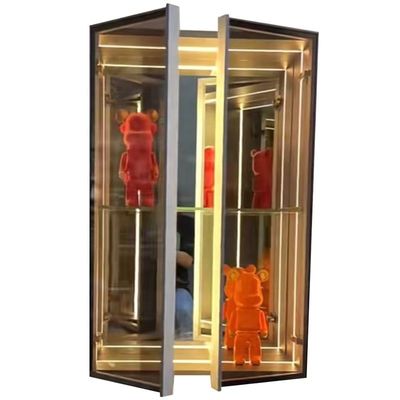 DC12V/AC110-220V Voltage Infinity Mirror Abyss Display Cases para suas vitrines de loja