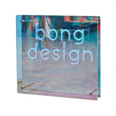 LED Letter Light 3D Panfletos Infinity Mirror Light Board Publicidade do seu negócio