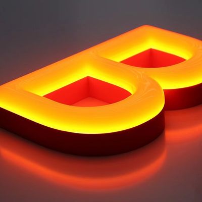 50000 Horas de Trabalho Vida útil Letras de Canal LED personalizadas para sinalização de lojas ao ar livre