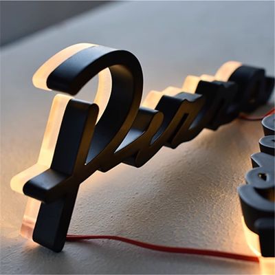 50000 Horas de Trabalho Vida útil Letras de Canal LED personalizadas para sinalização de lojas ao ar livre