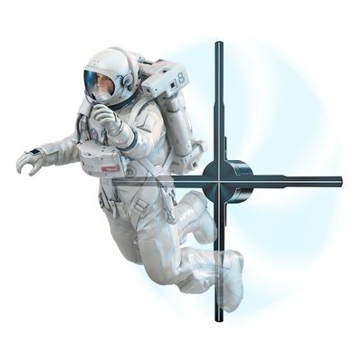 Ângulo de visão de 176° Tendências de projeção de cartão de anuncios 3D para fornecedores OEM