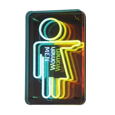 Delicado LED Neon Sign Board Infinito Letters Infinity Mirror Logotipo para Interior