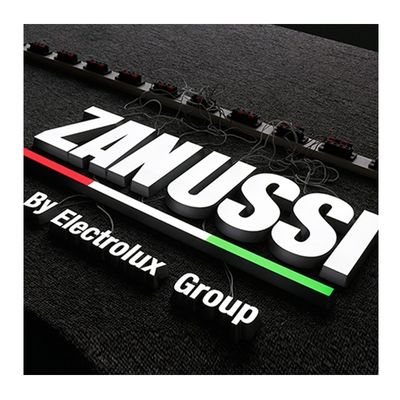 Tamanho personalizado Frontlit e Backlit 3D LED Canal Letras sinais para publicidade de porta