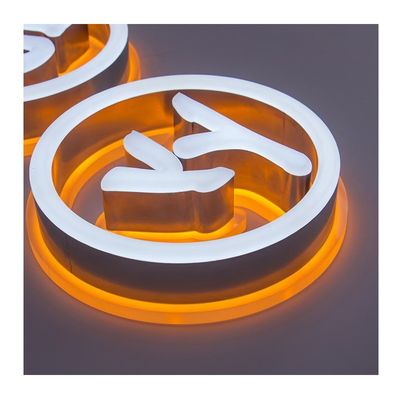 Tamanho personalizado Frontlit e Backlit 3D LED Canal Letras sinais para publicidade de porta